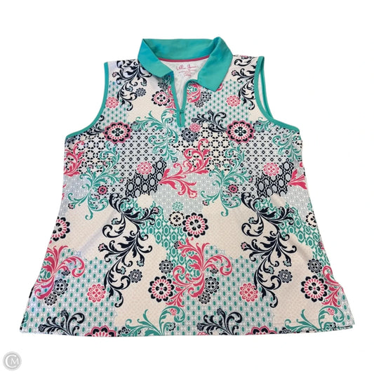 Athletic Tank Top By Clothes Mentor In Multi-colored, Size: L