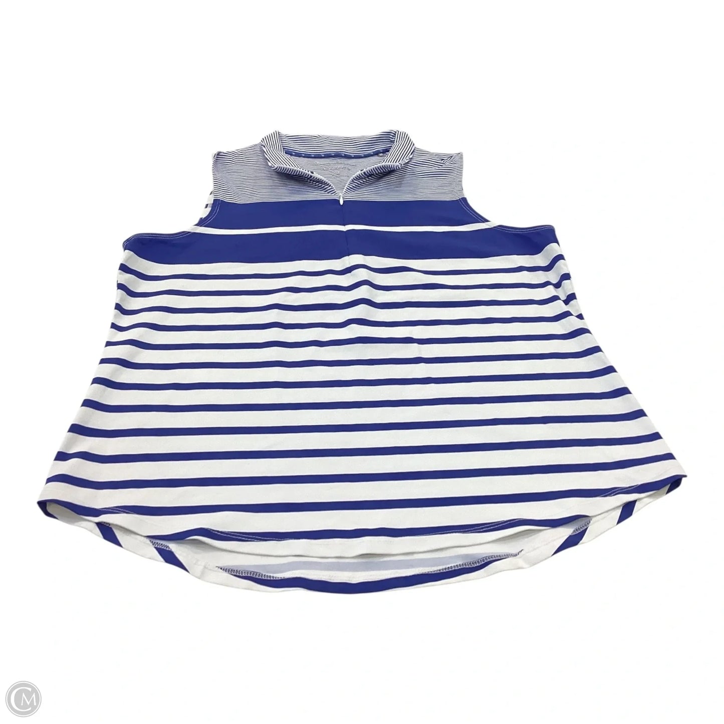 Athletic Tank Top By Tommy Bahama In Blue & White, Size: L