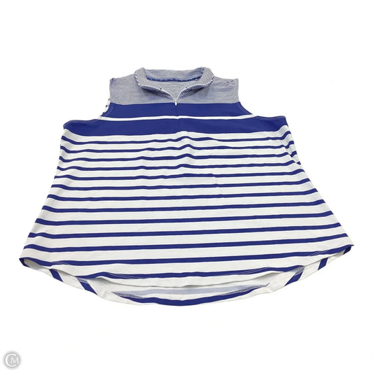 Athletic Tank Top By Tommy Bahama In Blue & White, Size: L
