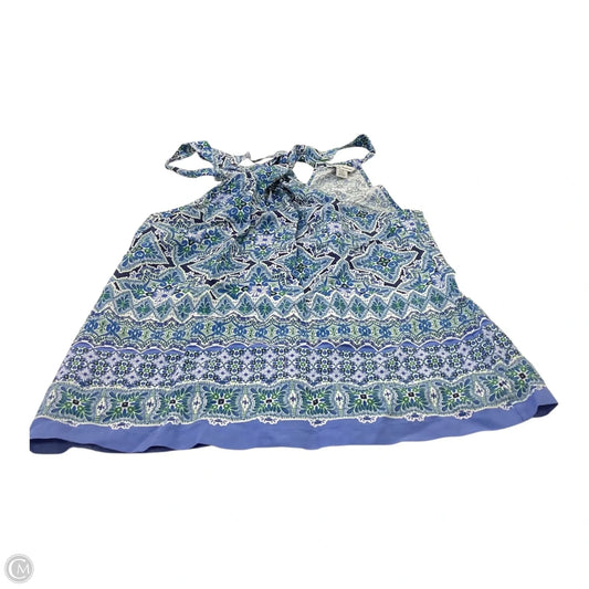 Top Sleeveless By Tommy Bahama In Blue & Green, Size: L