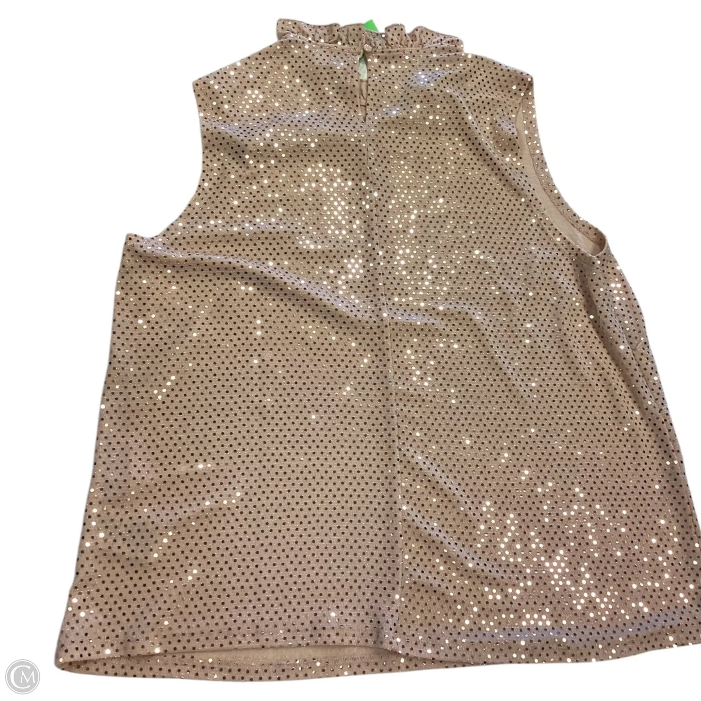 Top Sleeveless By Nanette By Nanette Lepore In Rose Gold, Size: L