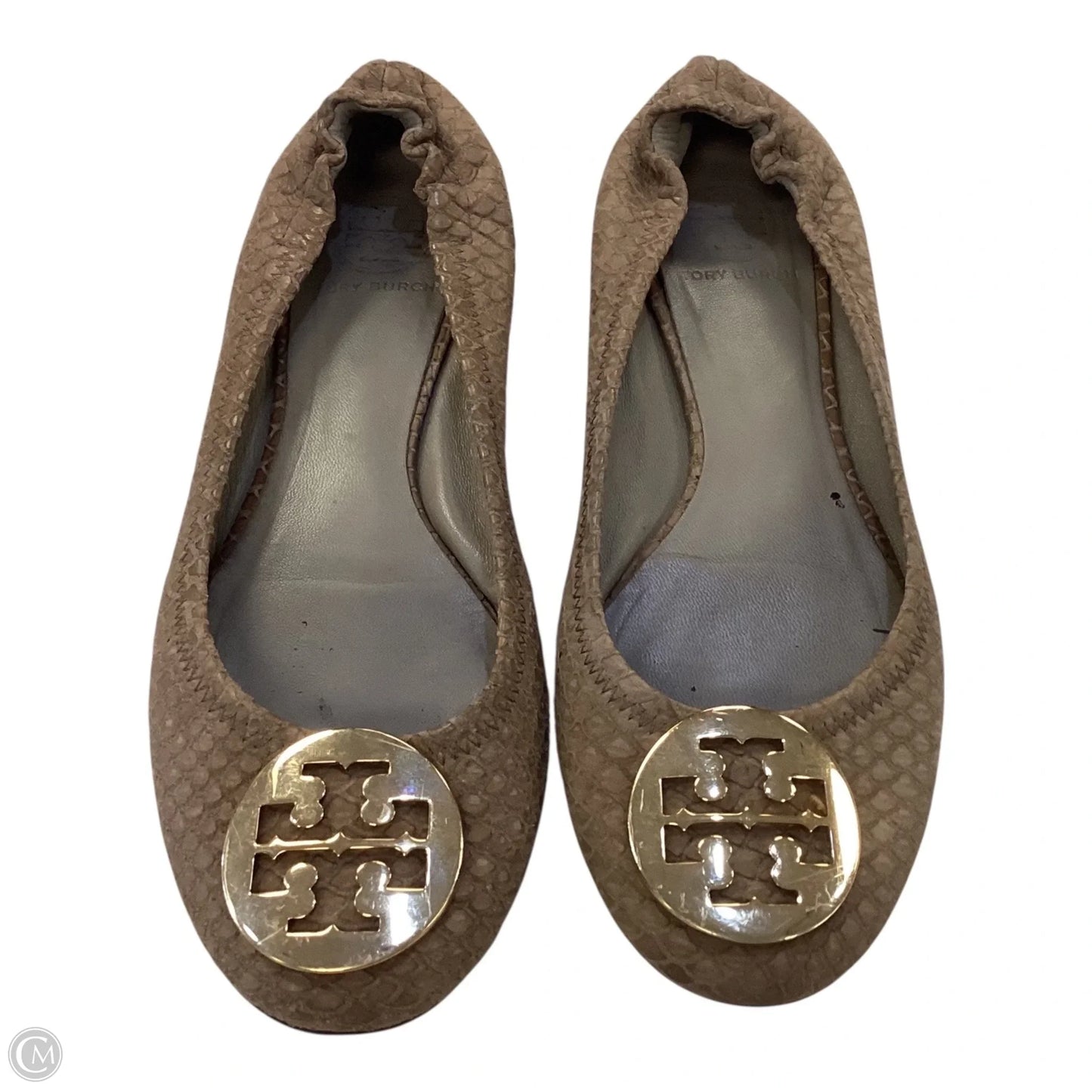 Shoes Designer By Tory Burch In Brown, Size: 6