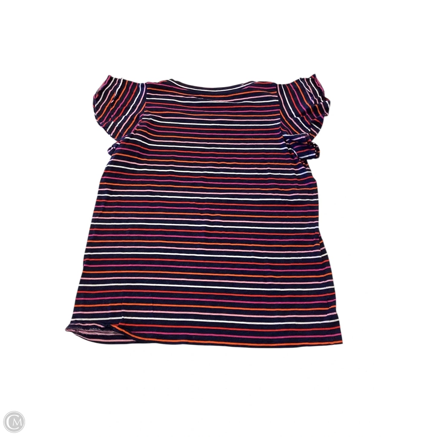 Top Sleeveless By Loft In Striped Pattern, Size: S