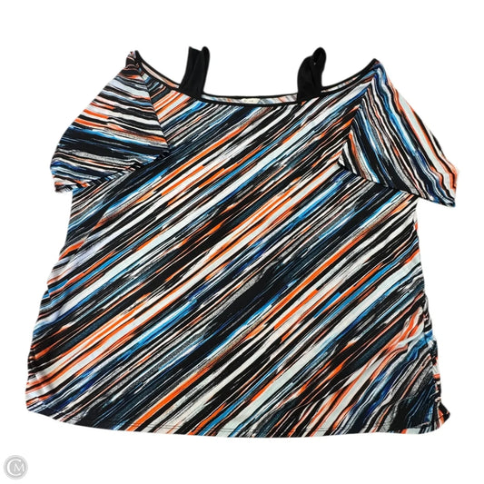 Top Short Sleeve By Clothes Mentor In Multi-colored, Size: 18