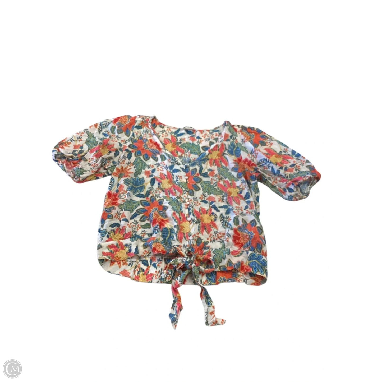 Top Short Sleeve By Rose And Olive In Multi-colored, Size: L