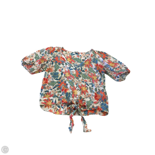 Top Short Sleeve By Rose And Olive In Multi-colored, Size: L