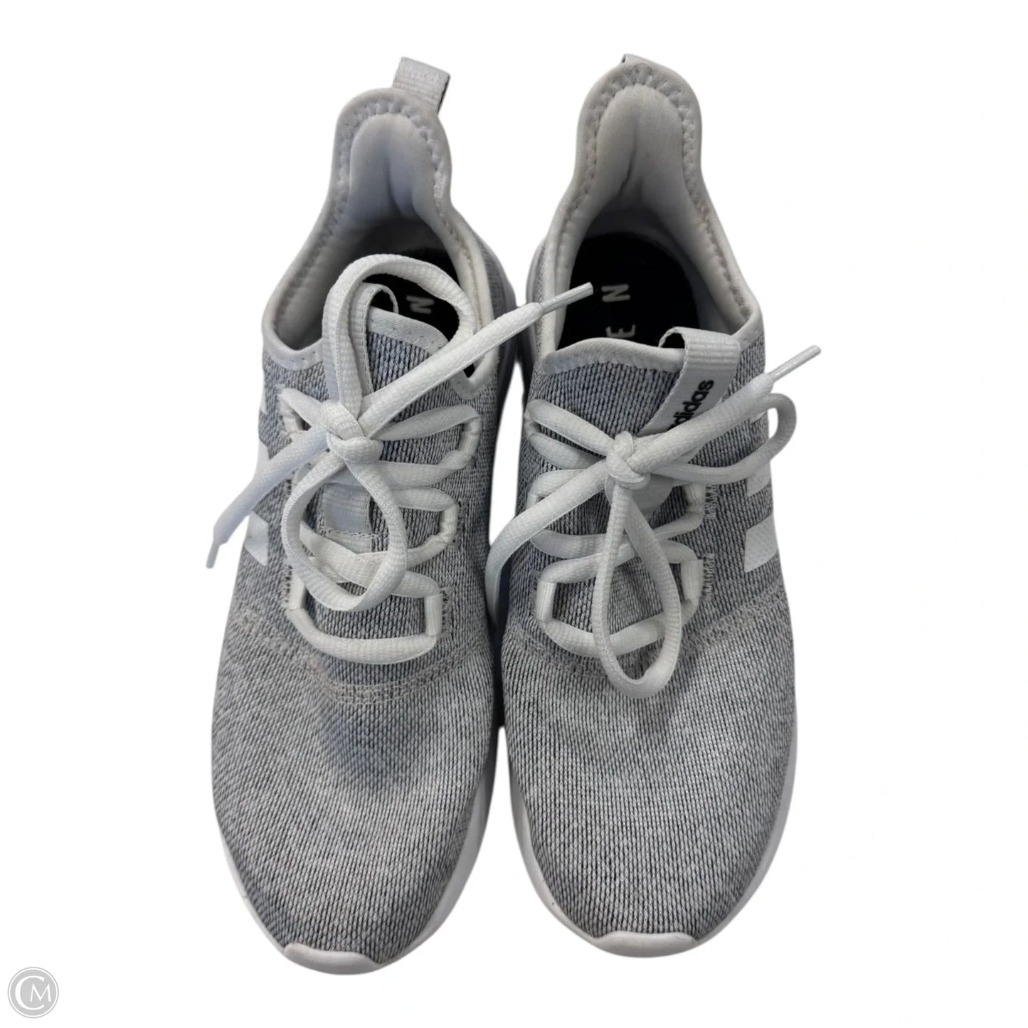 Shoes Sneakers By Adidas In Grey & White, Size: 9