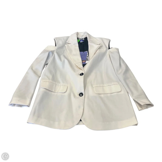 Blazer By Future Collective In White, Size: Xxs