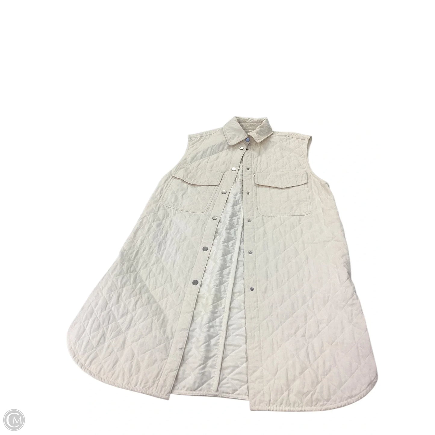 Vest Puffer & Quilted By H&m In White, Size: Xs