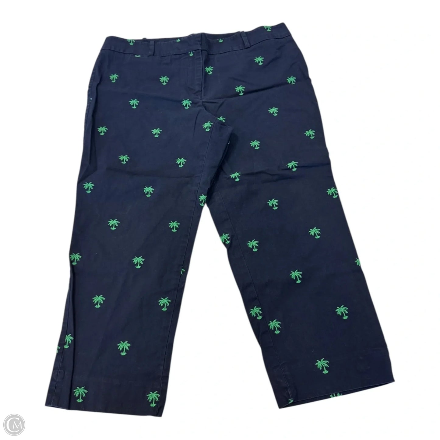 Capris By Talbots In Blue & Green, Size: 14p