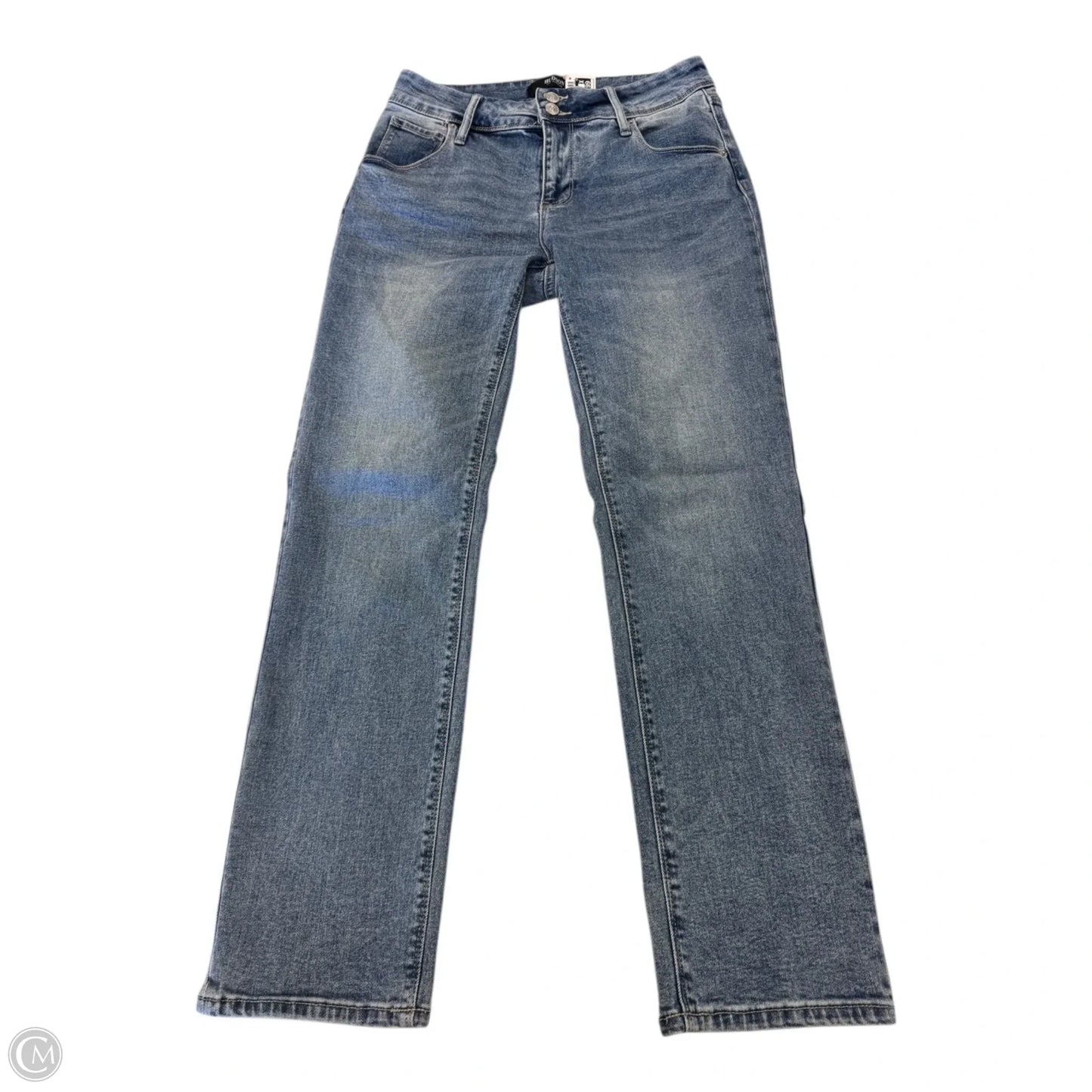 Jeans Straight By Hudson In Blue Denim, Size: 6