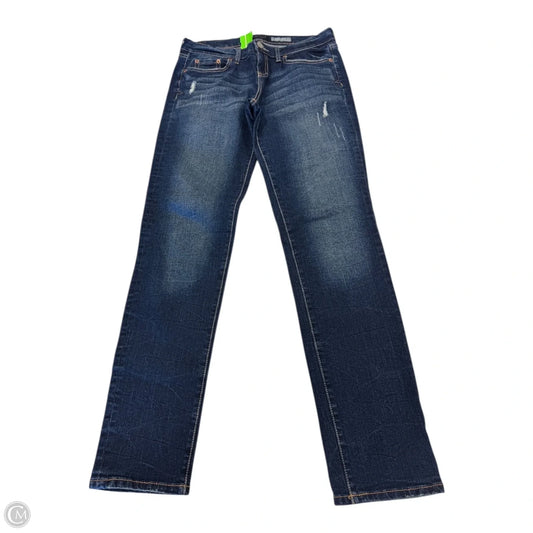 Jeans Skinny By Aeropostale In Blue Denim, Size: 8