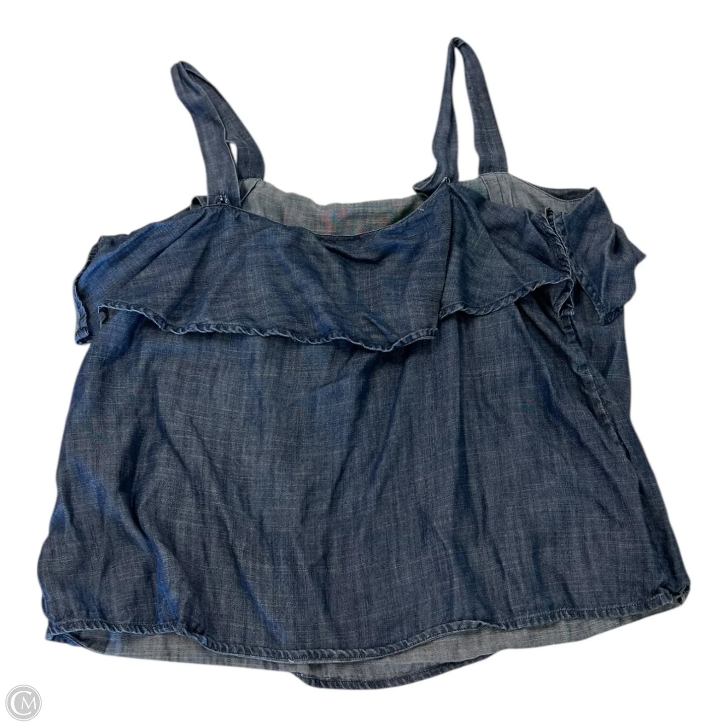 Top Sleeveless By Banana Republic In Blue, Size: L