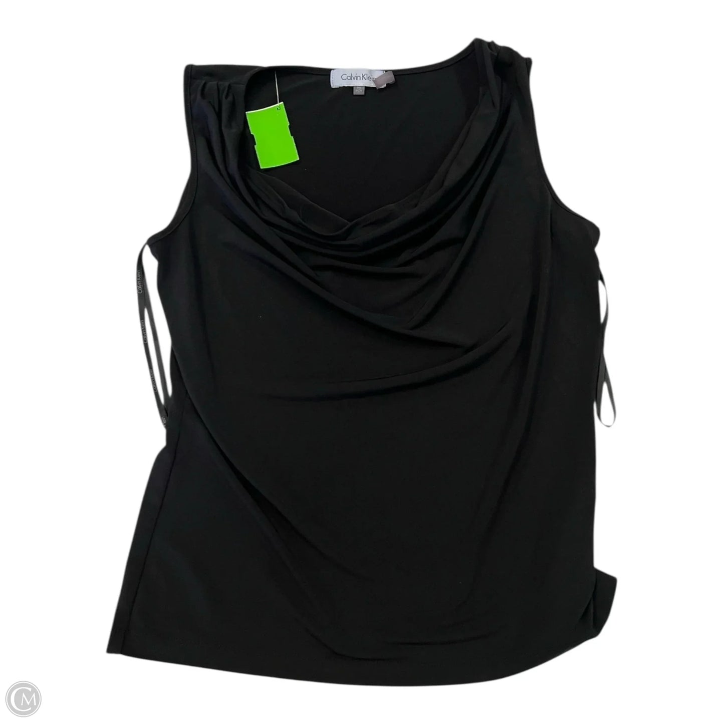 Top Sleeveless By Calvin Klein In Black, Size: Sp