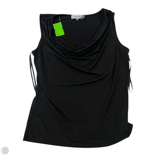 Top Sleeveless By Calvin Klein In Black, Size: Sp