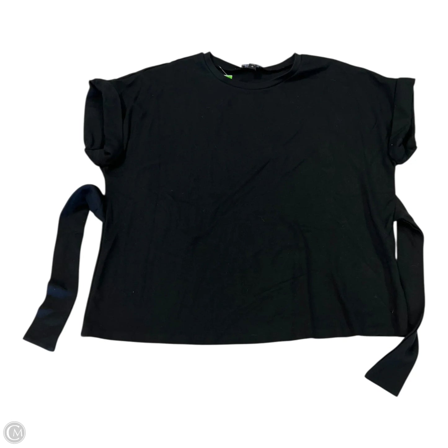 Top Short Sleeve By Express In Black, Size: S