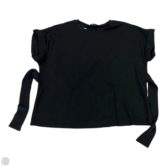 Top Short Sleeve By Express In Black, Size: S