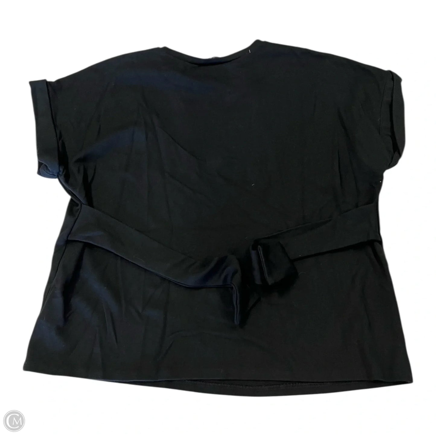 Top Short Sleeve By Express In Black, Size: S
