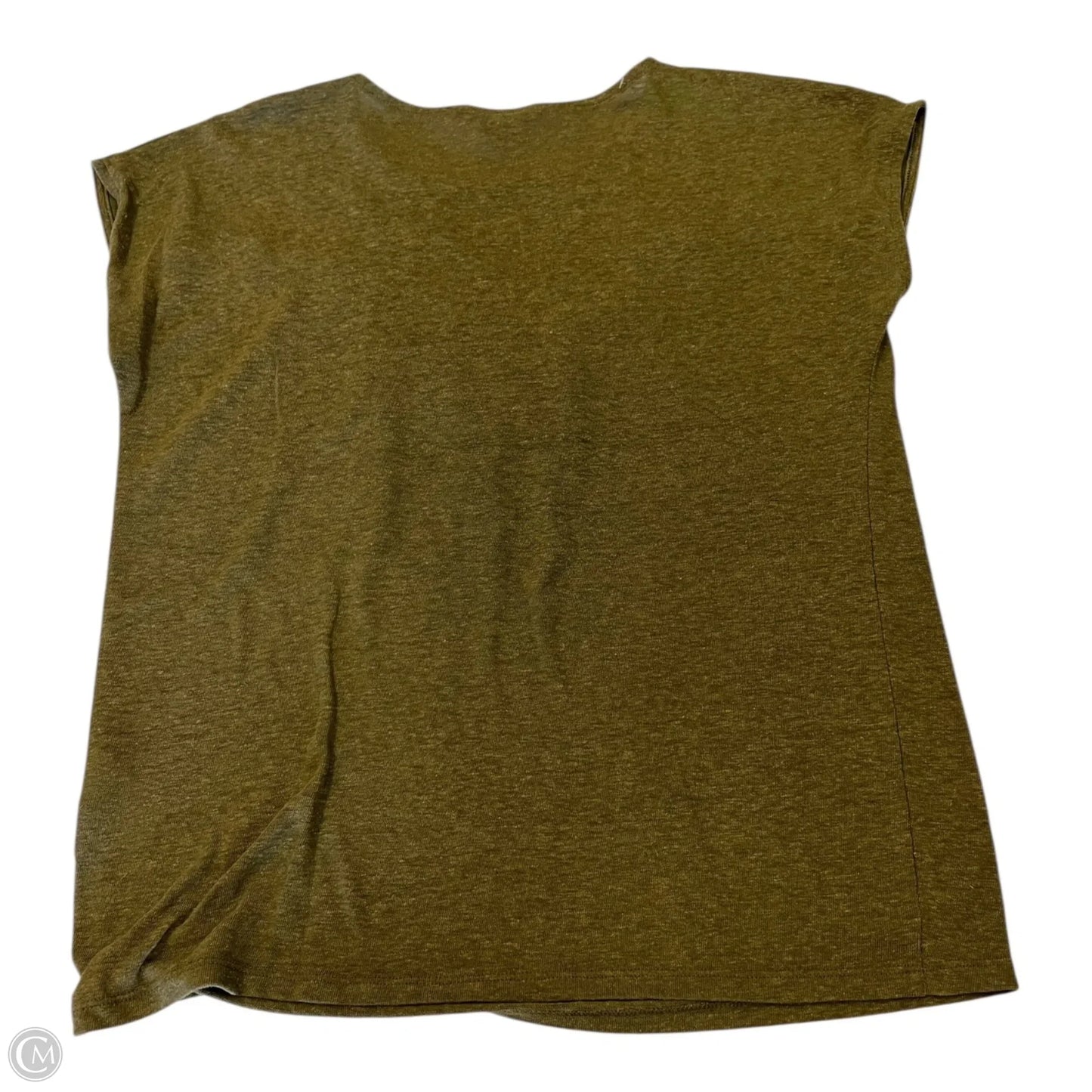 Top Short Sleeve By Banana Republic In Green, Size: S