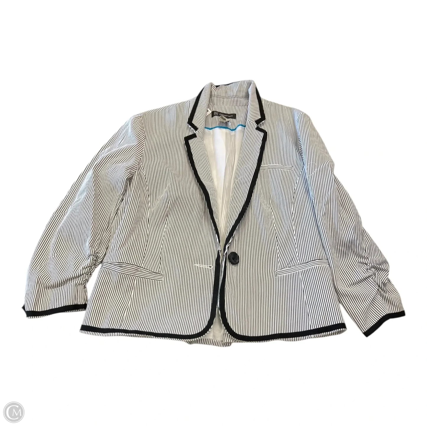 Blazer By Inc In Striped Pattern, Size: 10p