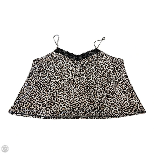 Tank Top By Joyspun In Animal Print, Size: 2x