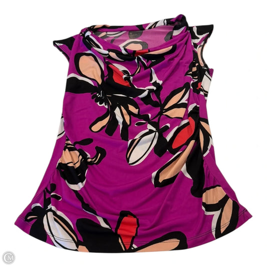 Top Sleeveless By Worthington In Multi-colored, Size: Mp