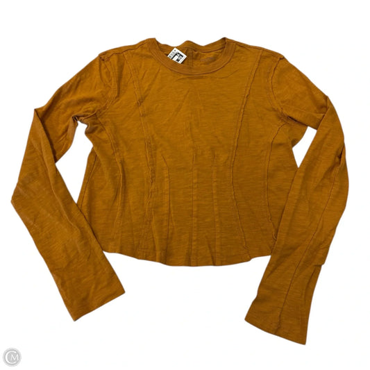 Top Long Sleeve By Pilcro In Orange, Size: Xs