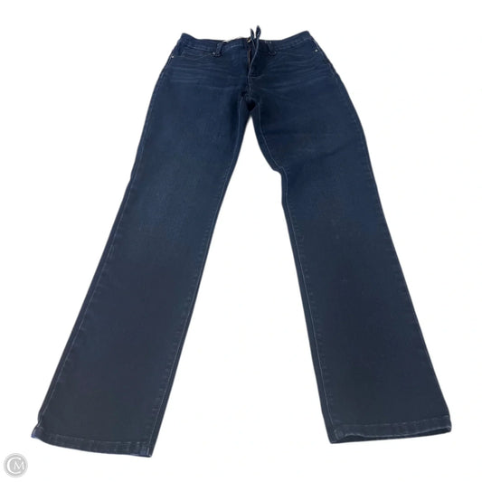 Jeans Straight By Bandolino In Blue Denim, Size: 6