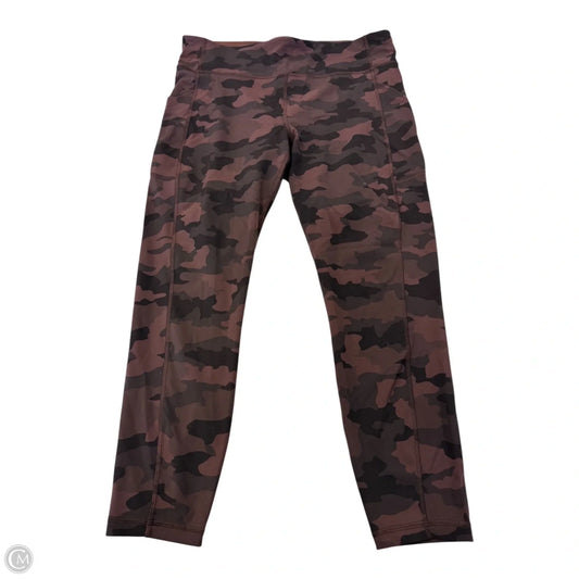 Athletic Pants By Lululemon In Camouflage Print, Size: 14