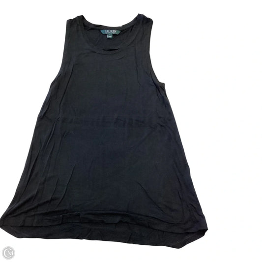 Tank Top By Ralph Lauren In Black, Size: S