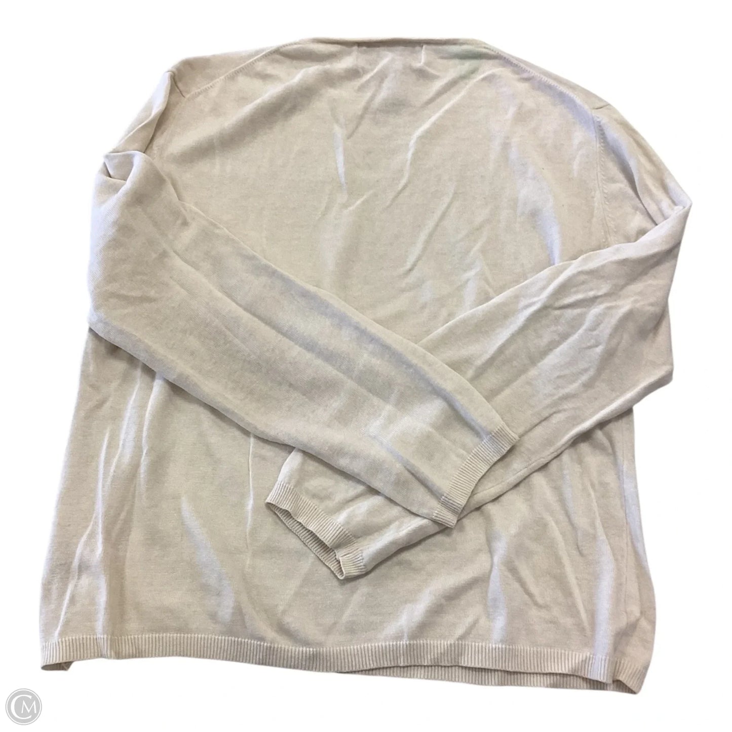 Top Long Sleeve By Jones New York In White, Size: L