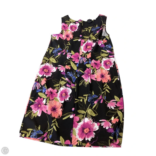 Dress Casual Short By Connected Apparel In Floral Print, Size: 16