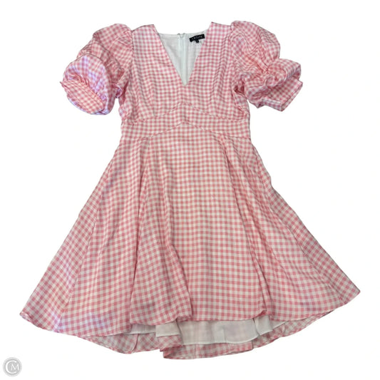 Dress Casual Short By 1.state In Checkered Pattern, Size: S