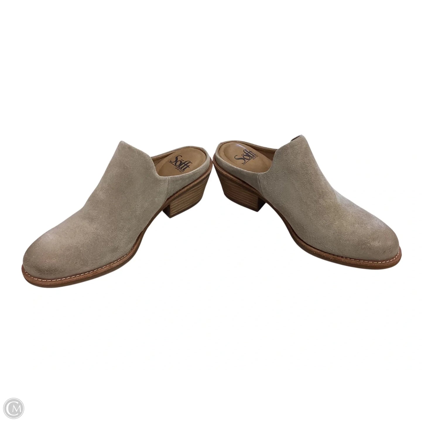 Shoes Heels Block By Sofft In Tan, Size: 6.5