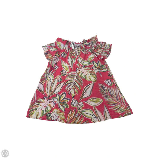 Top Sleeveless By Nanette By Nanette Lepore In Tropical Print, Size: S