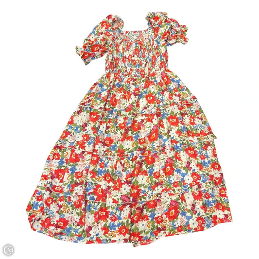 Dress Casual Maxi By Polagram In Floral Print, Size: L