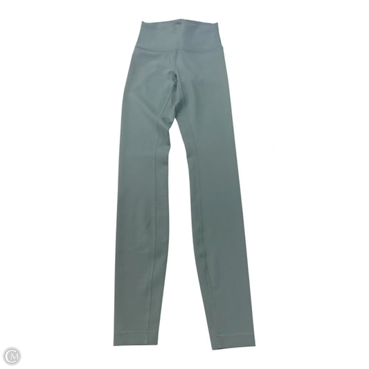 Athletic Leggings By Lululemon In Green, Size: 2
