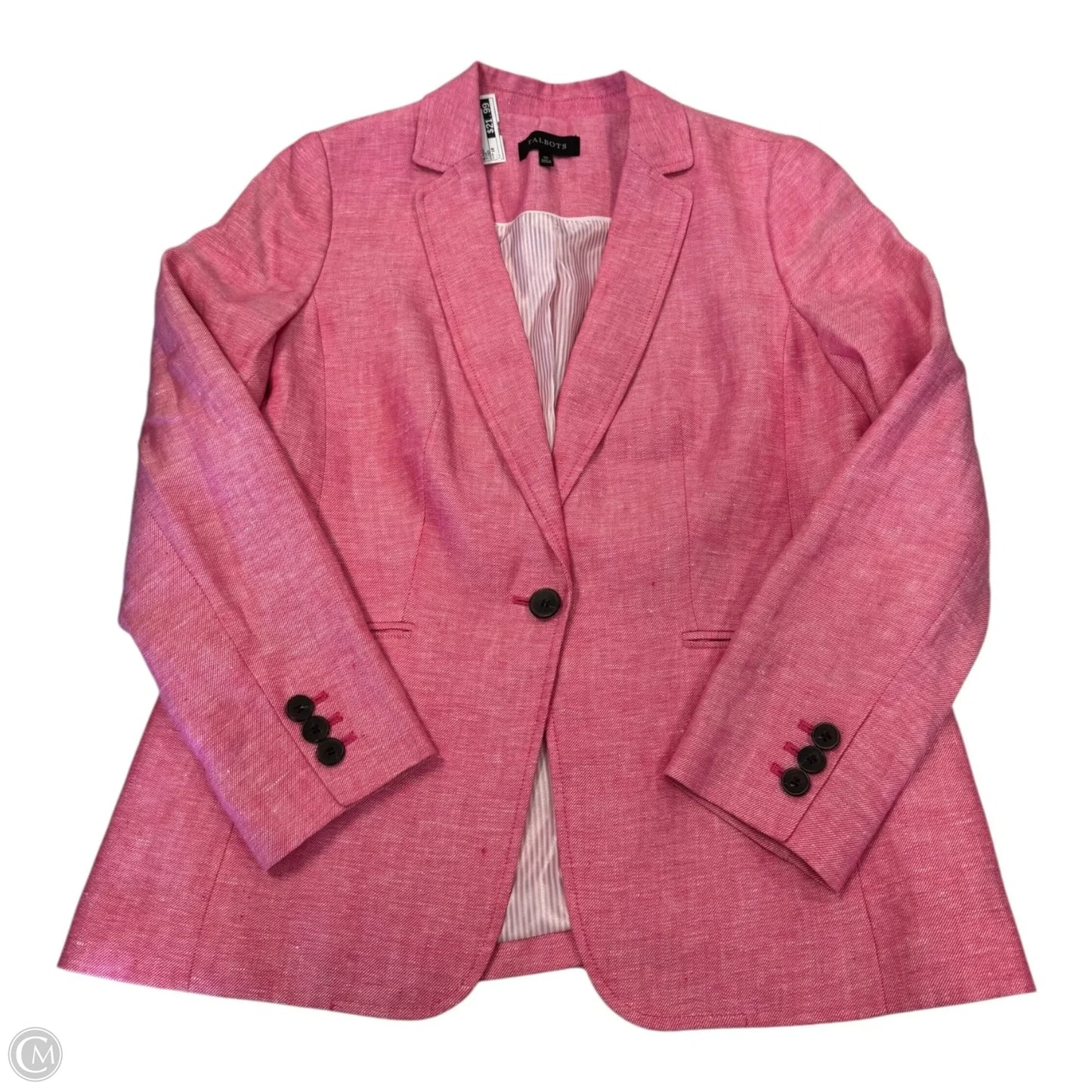 Blazer By Talbots In Pink, Size: 10