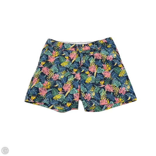 Shorts By Caribbean Joe In Tropical Print, Size: 10