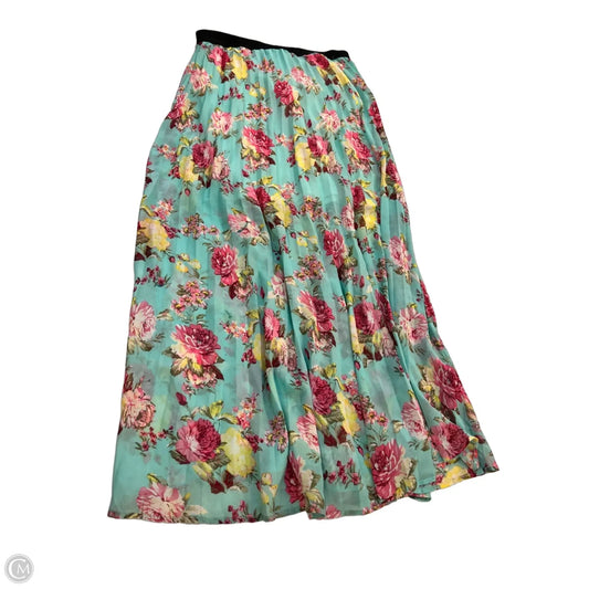 Skirt Maxi By Clothes Mentor In Floral Print, Size: Xl