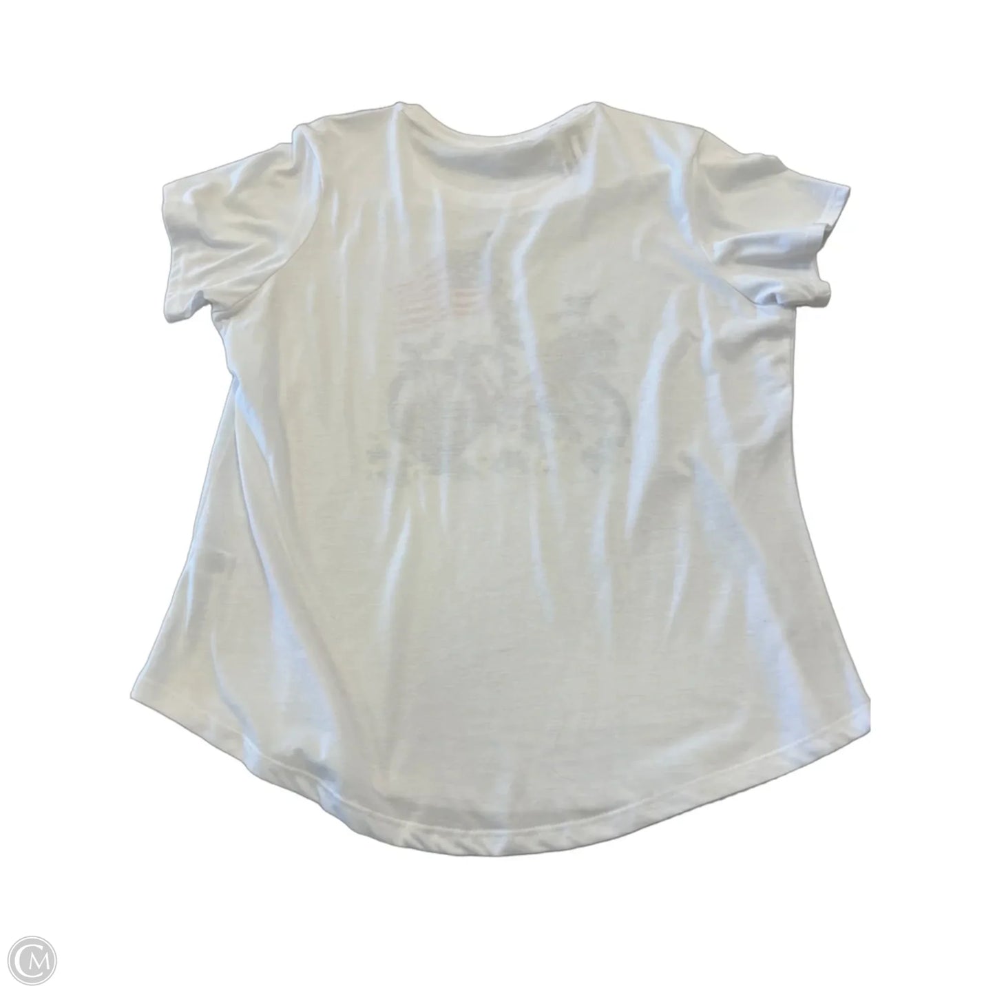 Top Short Sleeve Basic By Coral Bay In White, Size: Xl