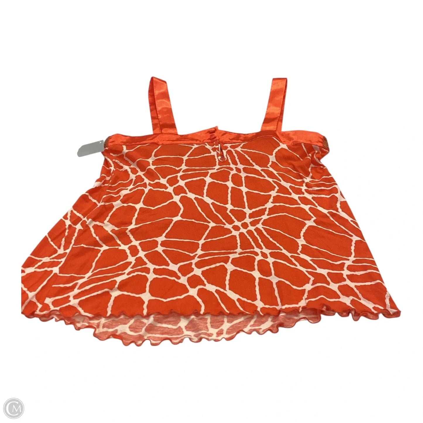 Top Sleeveless By Inc In Orange, Size: Petite   S