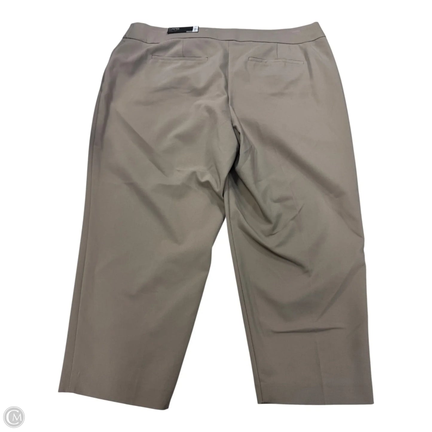Capris By Apt 9 In Taupe, Size: 16