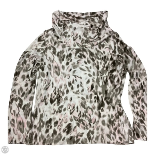 Top 3/4 Sleeve By Chicos In Multi-colored, Size: 1 (M)