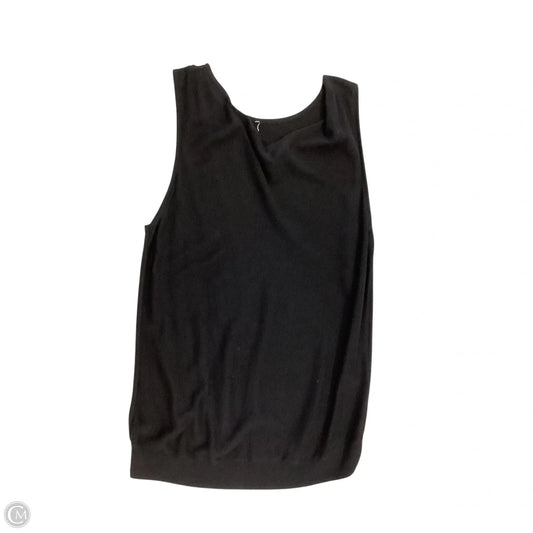 Top Sleeveless By Chicos In Black, Size: 2