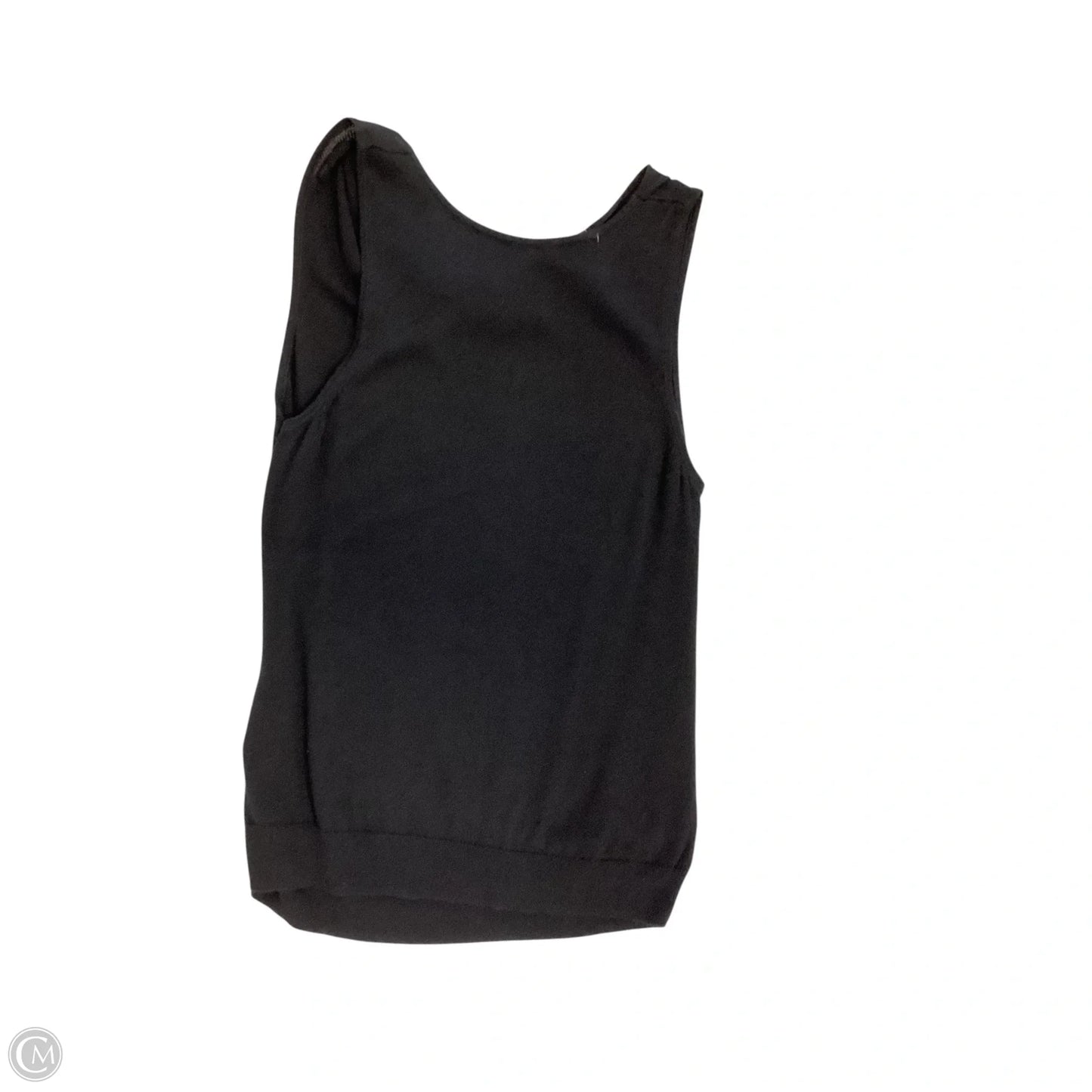 Top Sleeveless By Chicos In Black, Size: 2