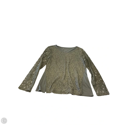 Top Long Sleeve By Chicos In Green, Size: 1