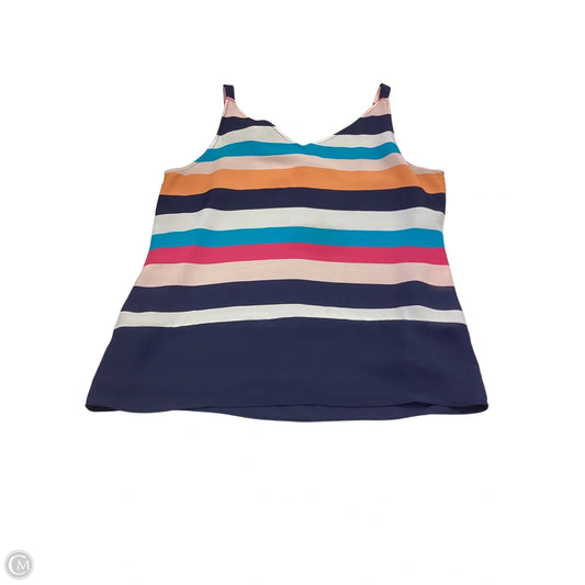 Top Sleeveless By Chicos In Striped Pattern, Size: 0