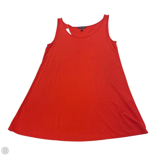 Top Sleeveless By Eileen Fisher In Orange, Size: Xs