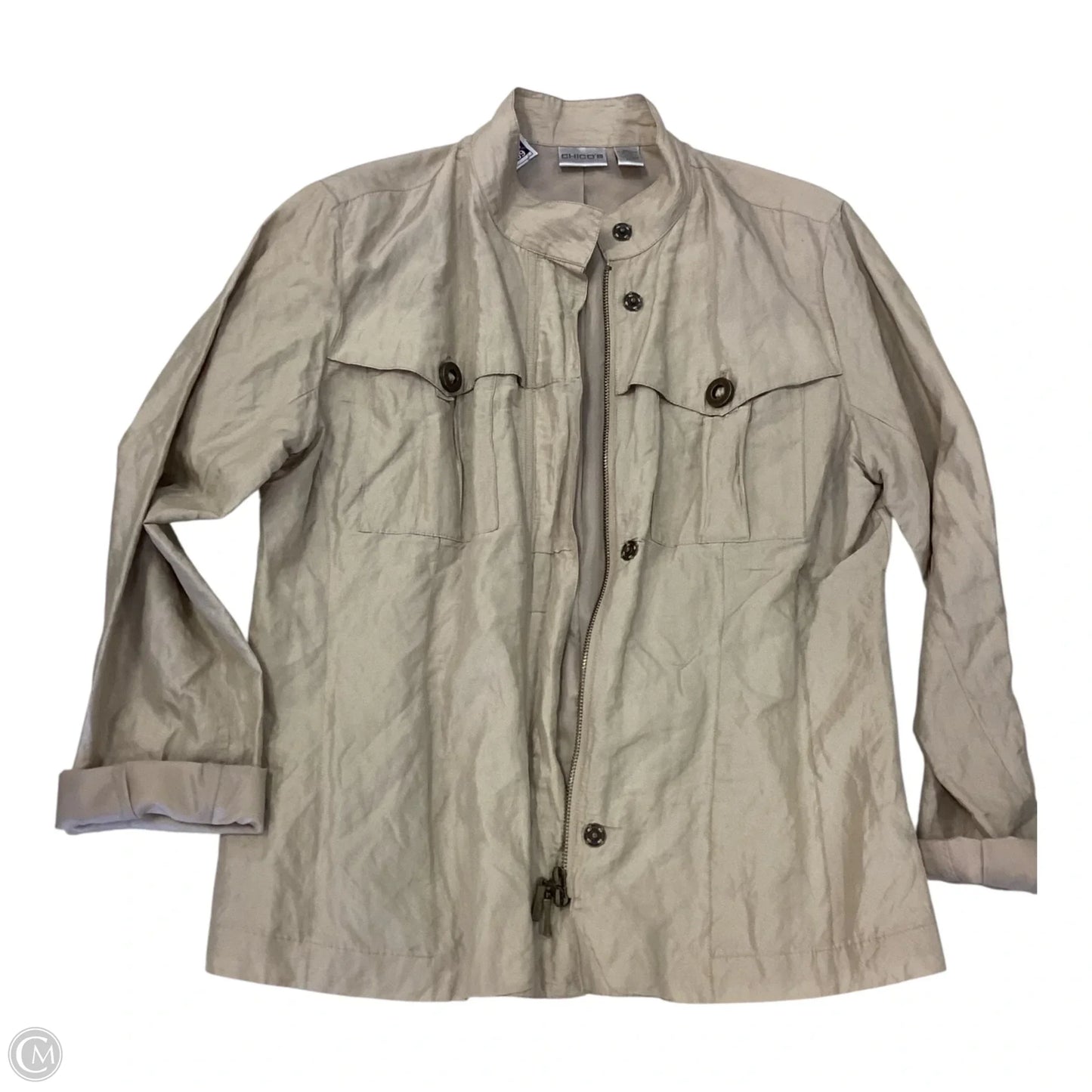 Jacket Other By Chicos In Brown, Size: M